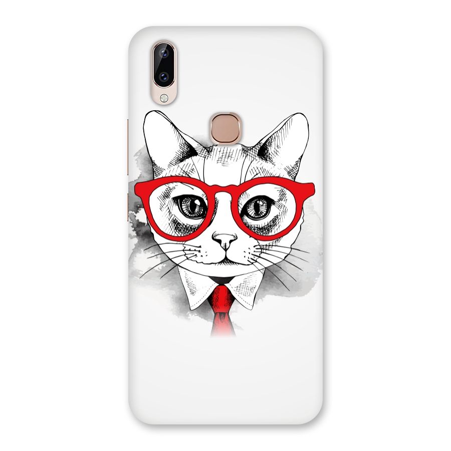 Business Cat Back Case for Vivo Y83 Pro