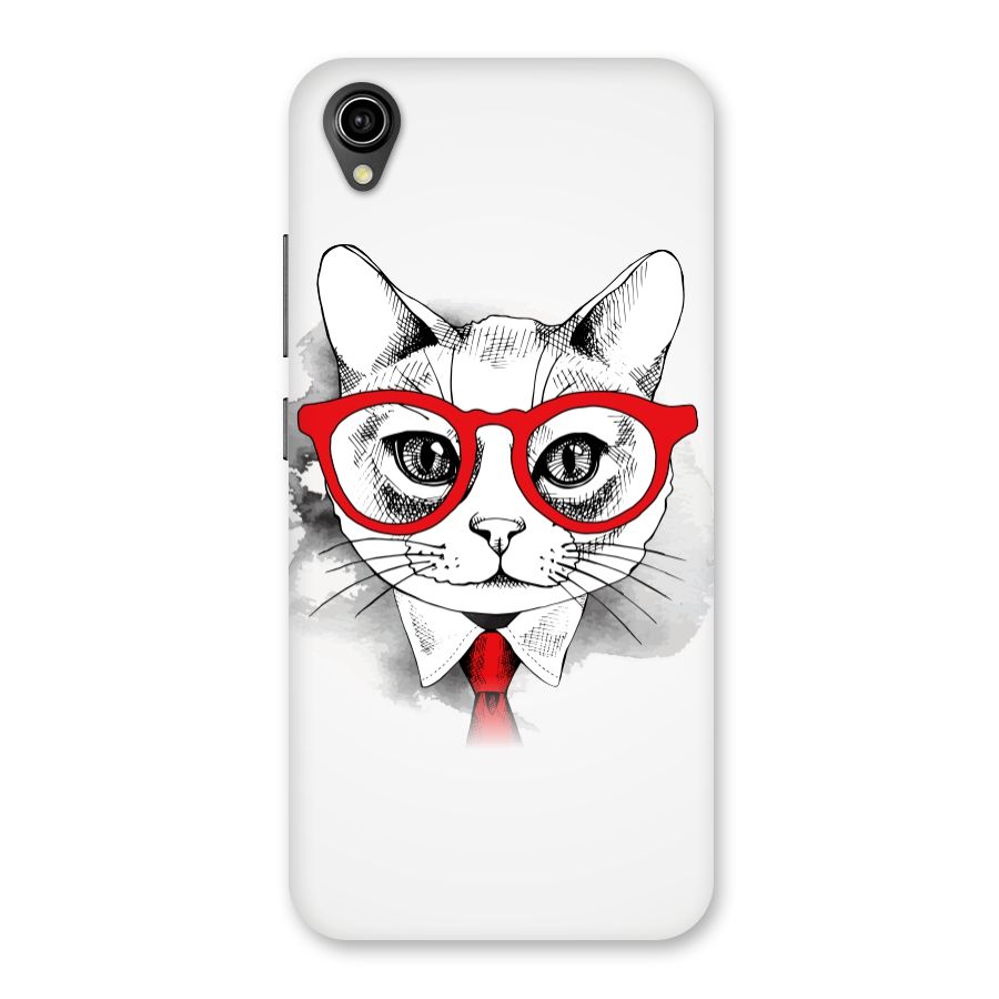 Business Cat Back Case for Vivo Y90