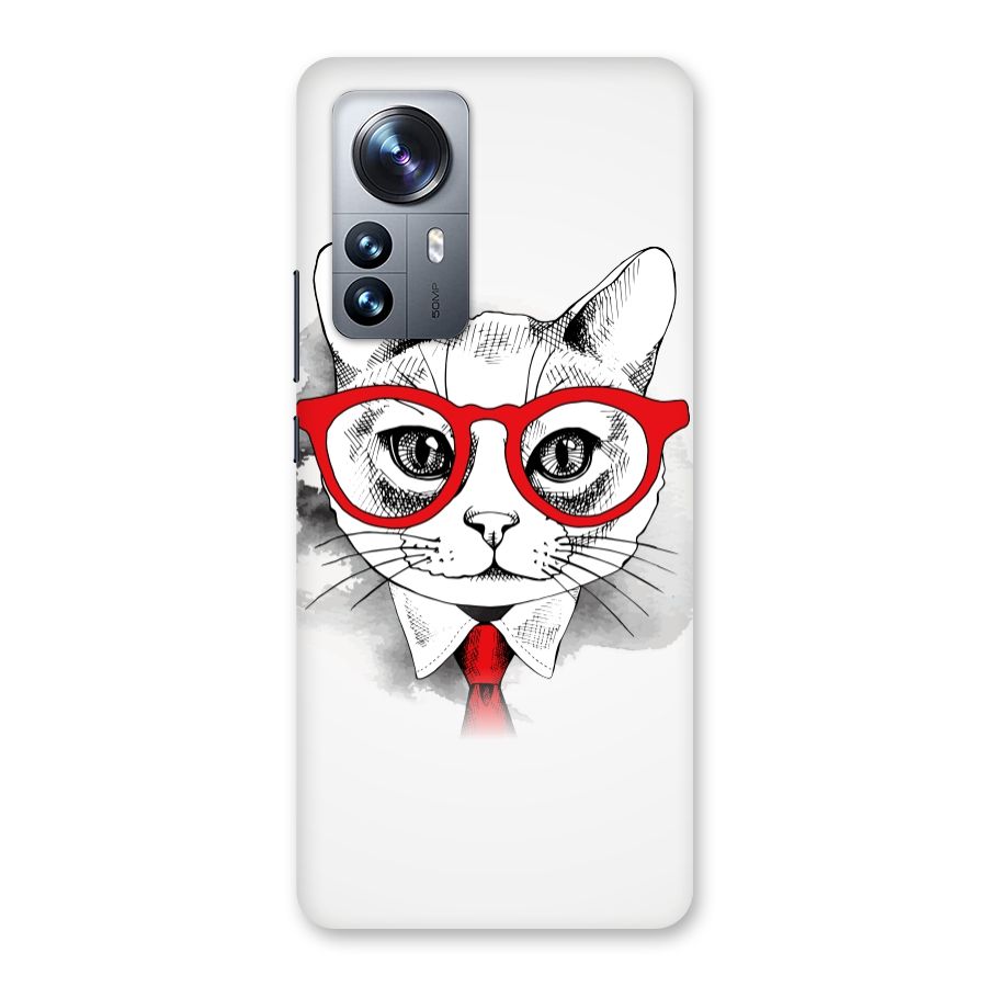 Business Cat Back Case for Xiaomi 12 Pro