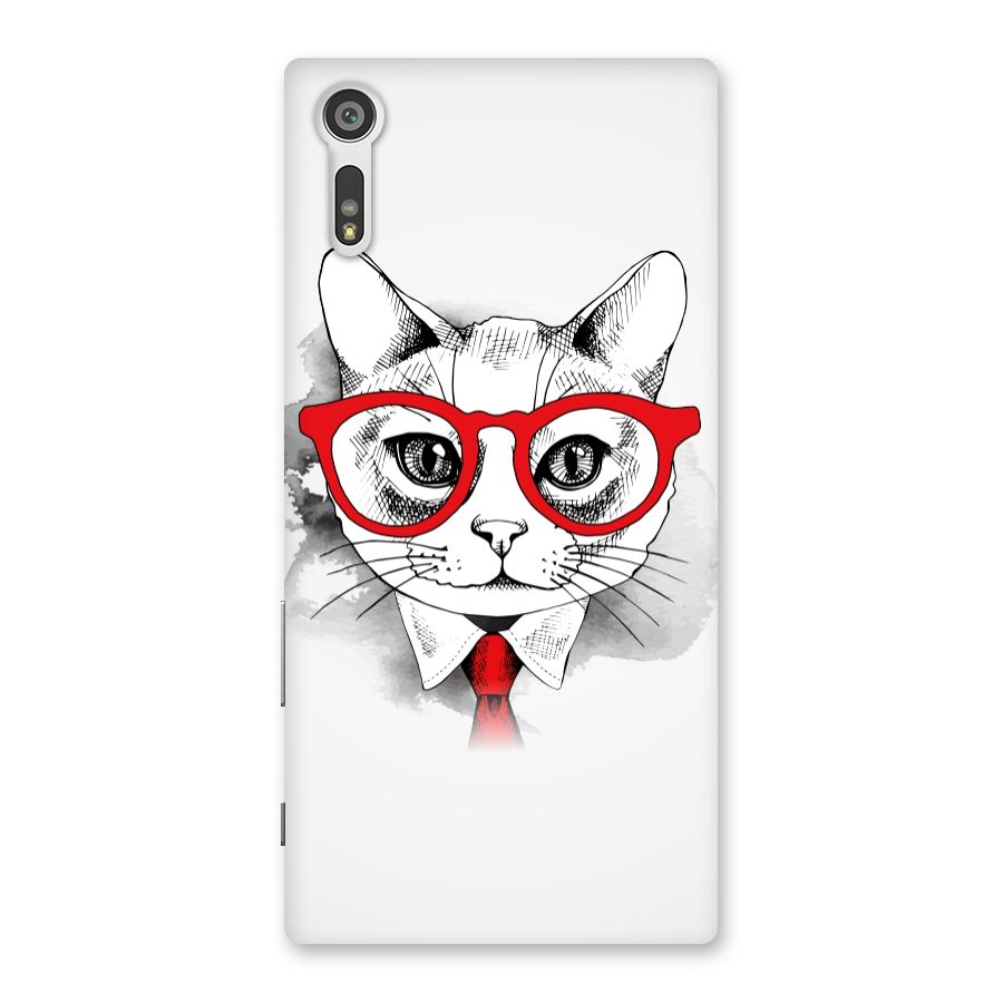 Business Cat Back Case for Xperia XZ