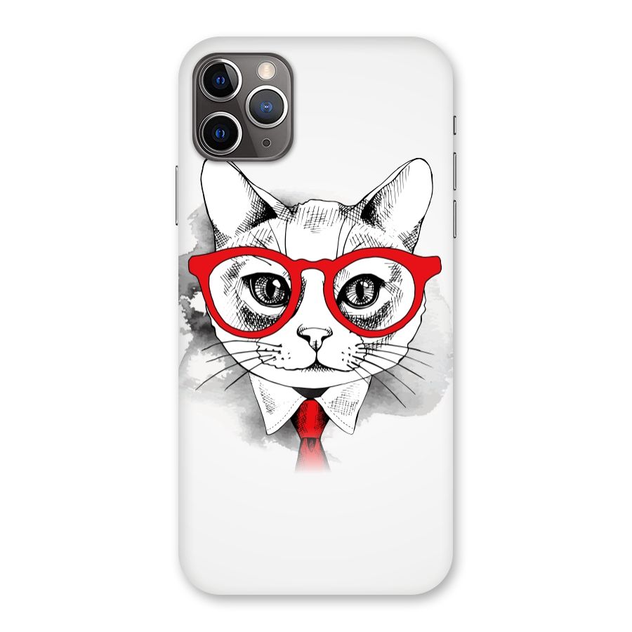 Business Cat Back Case for iPhone 11 Pro Max