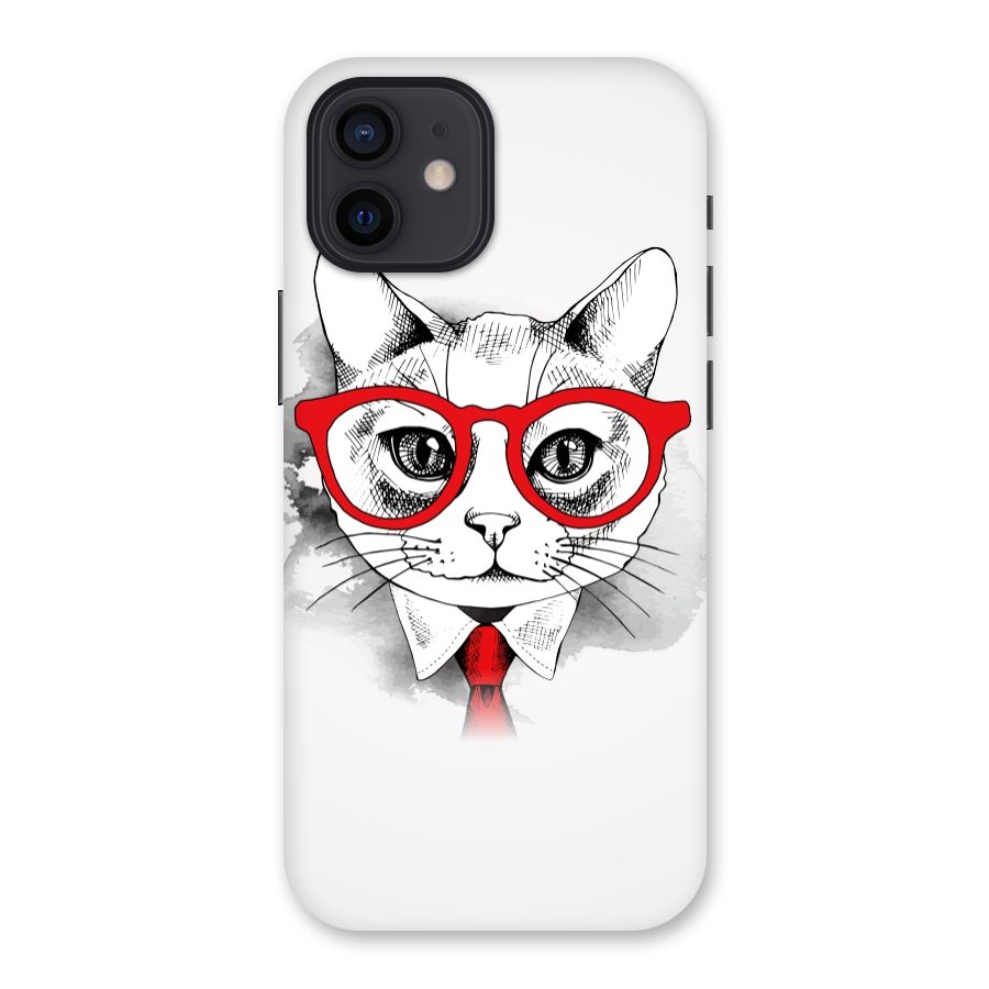 Business Cat Back Case for iPhone 12