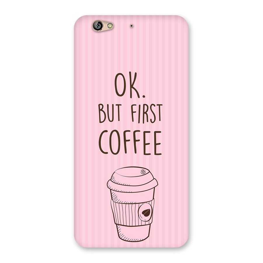 But First Coffee (Pink) Back Case for Gionee S6