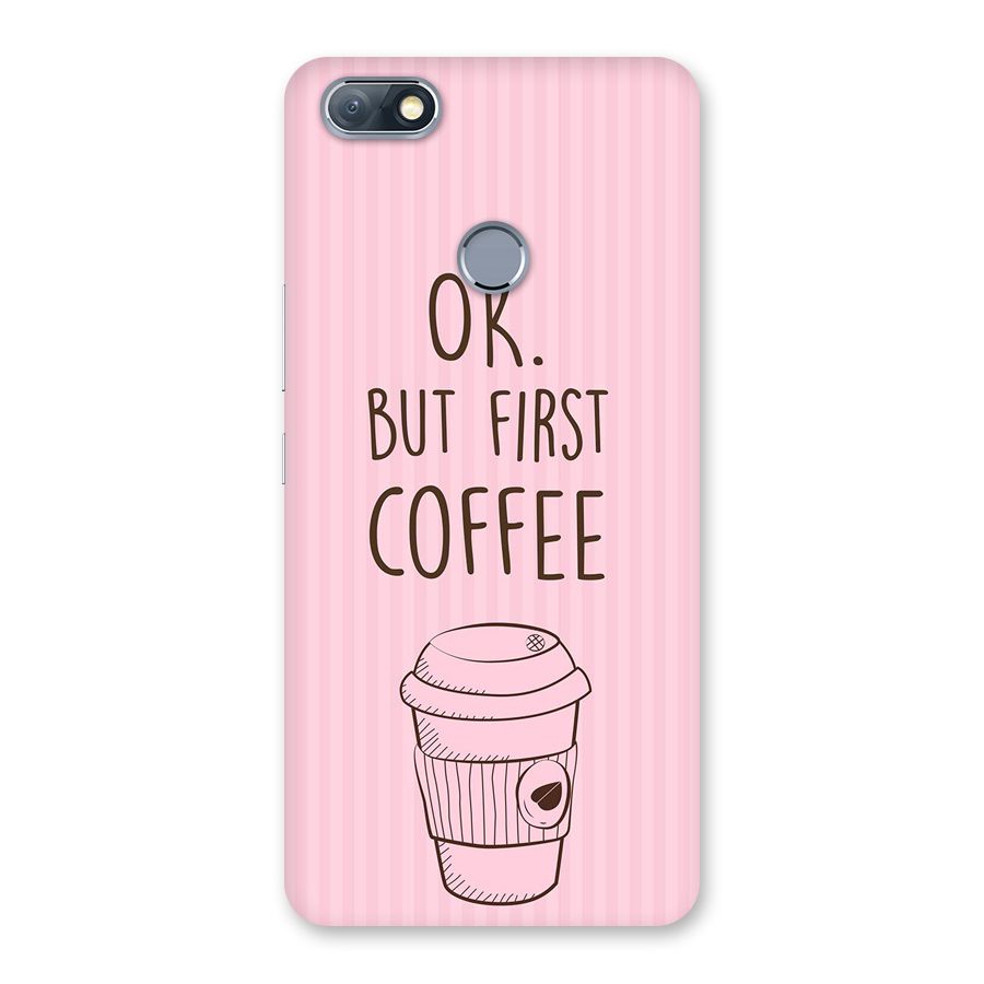 But First Coffee (Pink) Back Case for Infinix Note 5