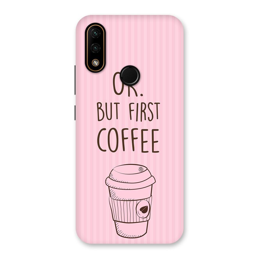 But First Coffee (Pink) Back Case for Lenovo A6 Note