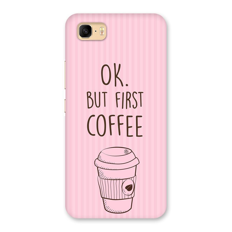 But First Coffee (Pink) Back Case for Zenfone 3s Max