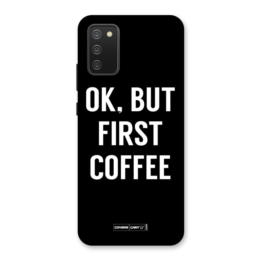 But First Coffee Back Case for Galaxy M02s