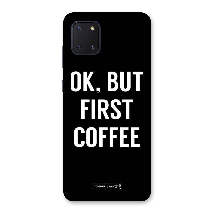 But First Coffee Back Case for Galaxy Note 10 Lite