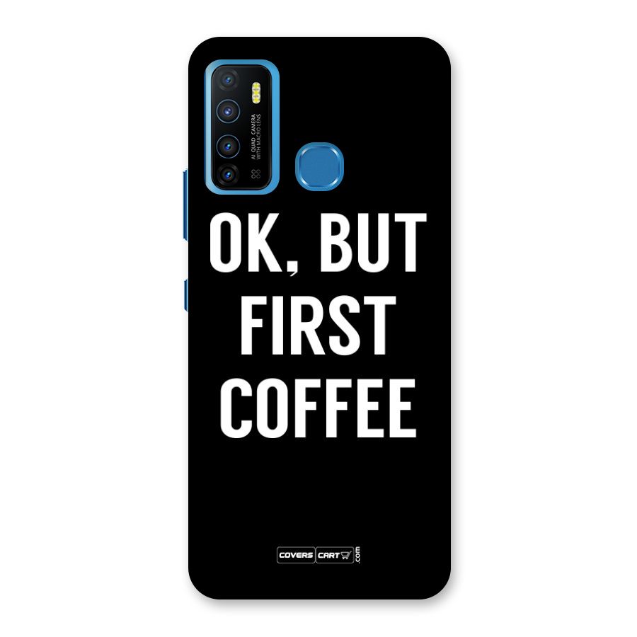 But First Coffee Back Case for Infinix Hot 9