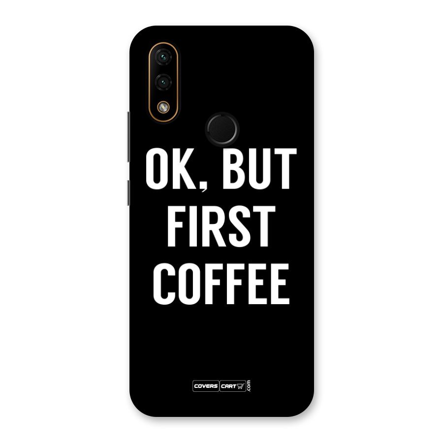 But First Coffee Back Case for Lenovo A6 Note