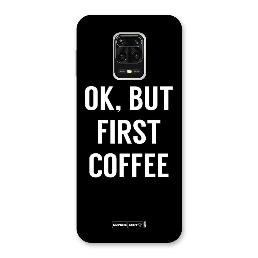 But First Coffee Back Case for Poco M2 Pro