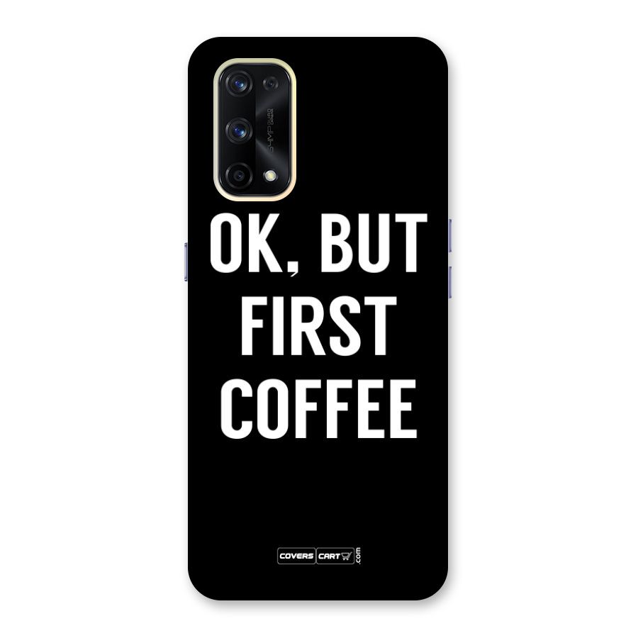 But First Coffee Glass Back Case for Realme X7 Pro