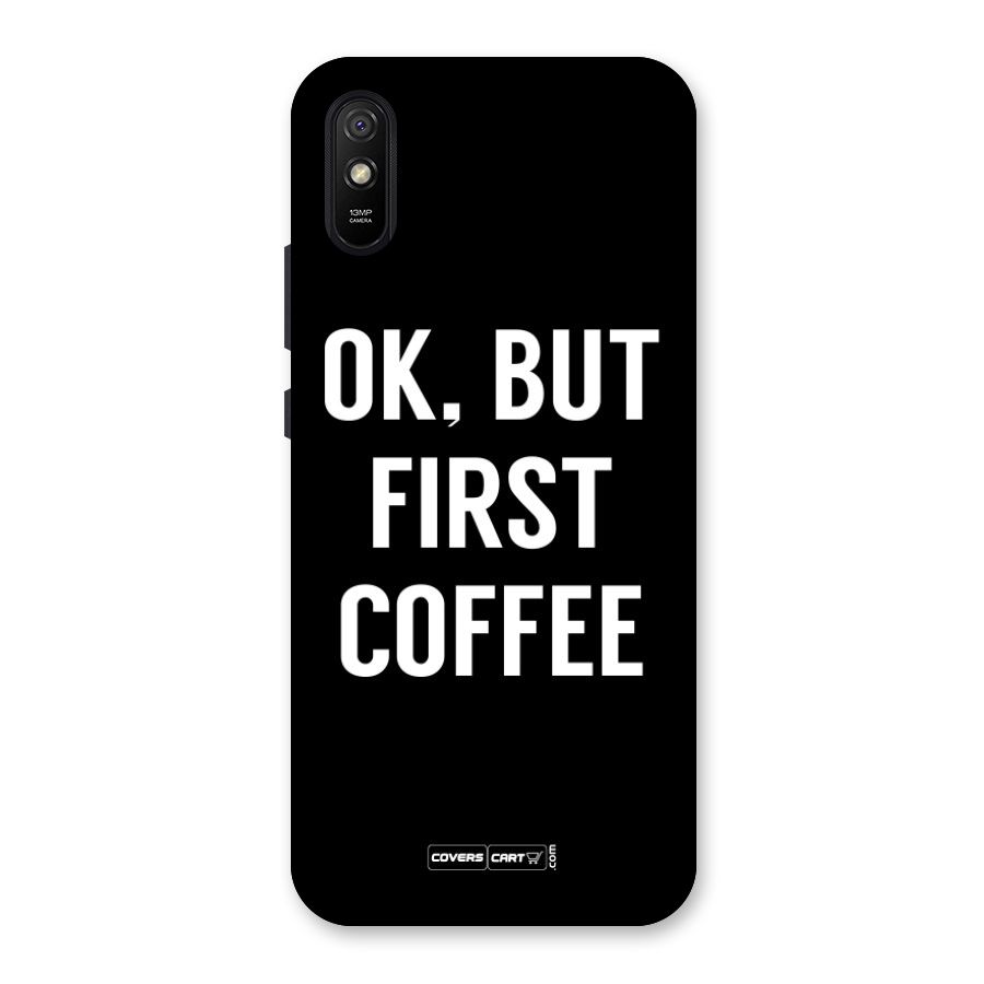 But First Coffee Back Case for Redmi 9A