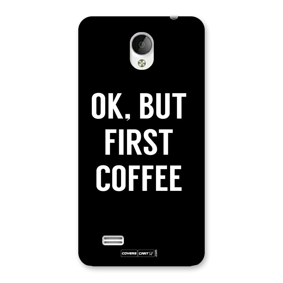 But First Coffee Back Case for Vivo Y21