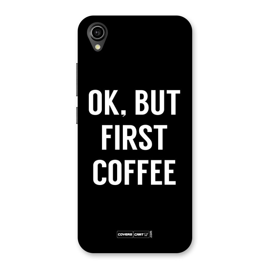 But First Coffee Back Case for Vivo Y90