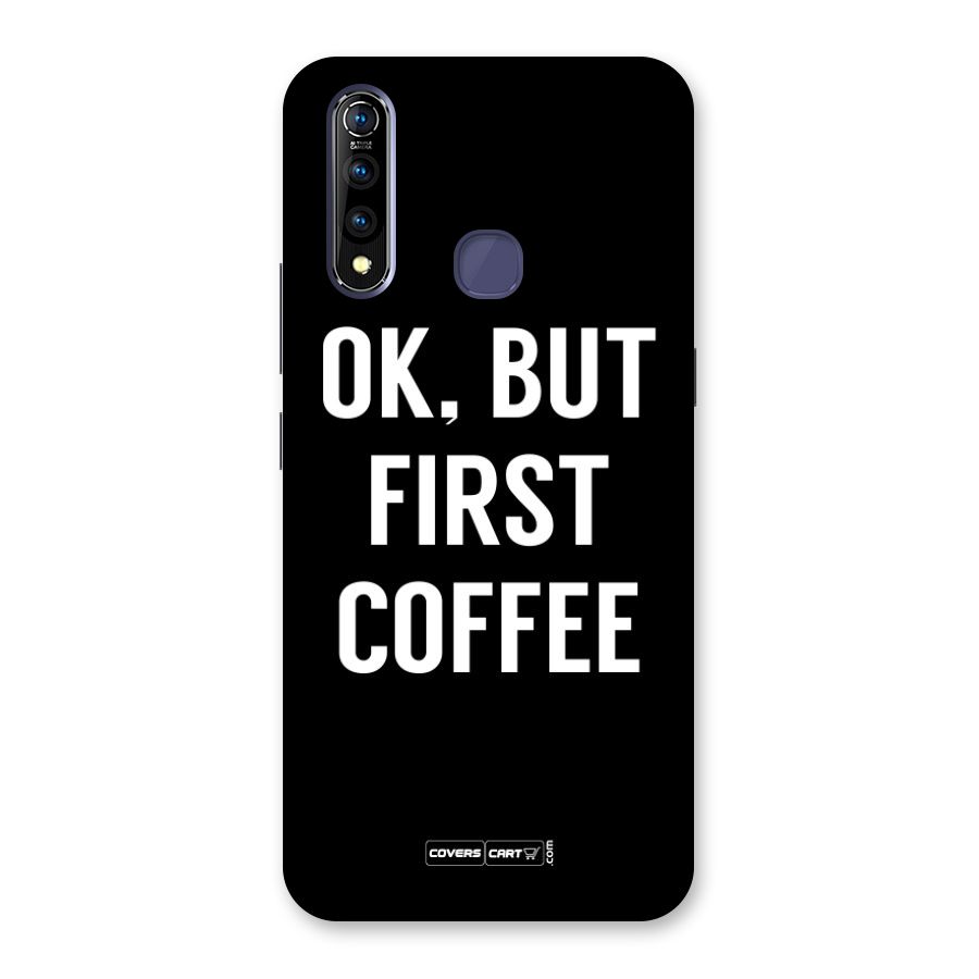 But First Coffee Back Case for Vivo Z1 Pro