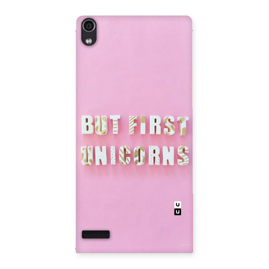 But First Unicorns Back Case for Ascend P6