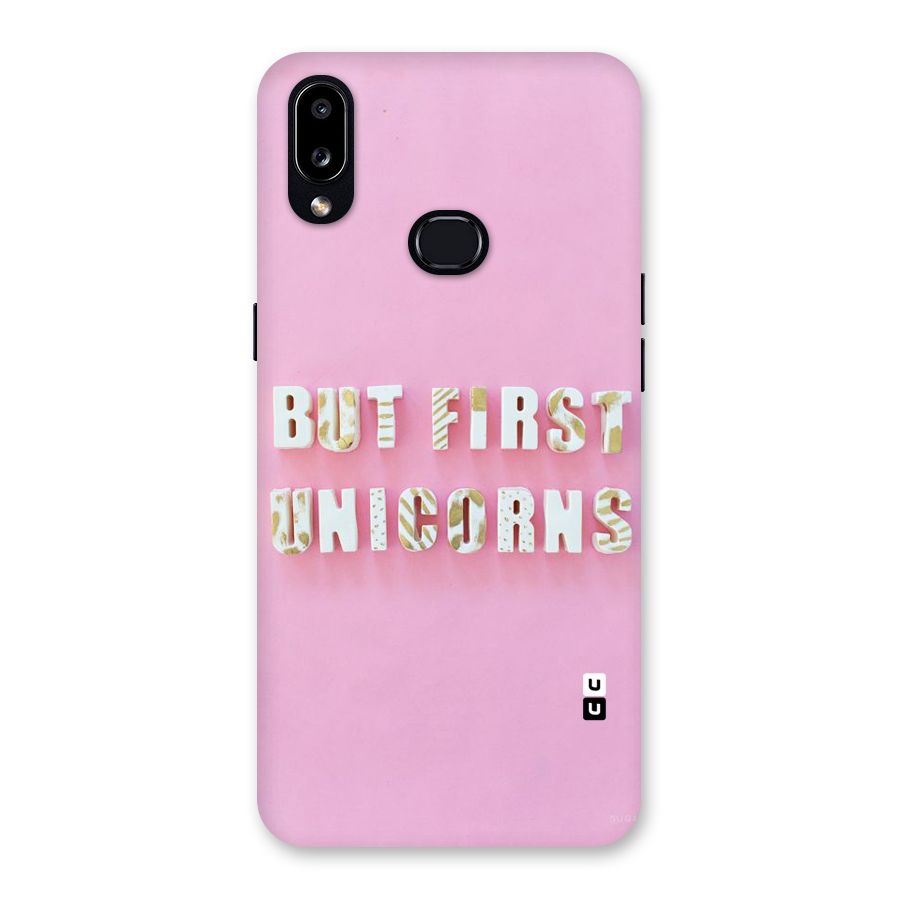 But First Unicorns Back Case for Galaxy A10s