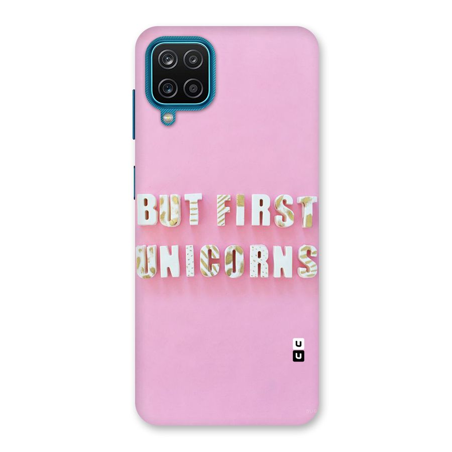 But First Unicorns Back Case for Galaxy M12