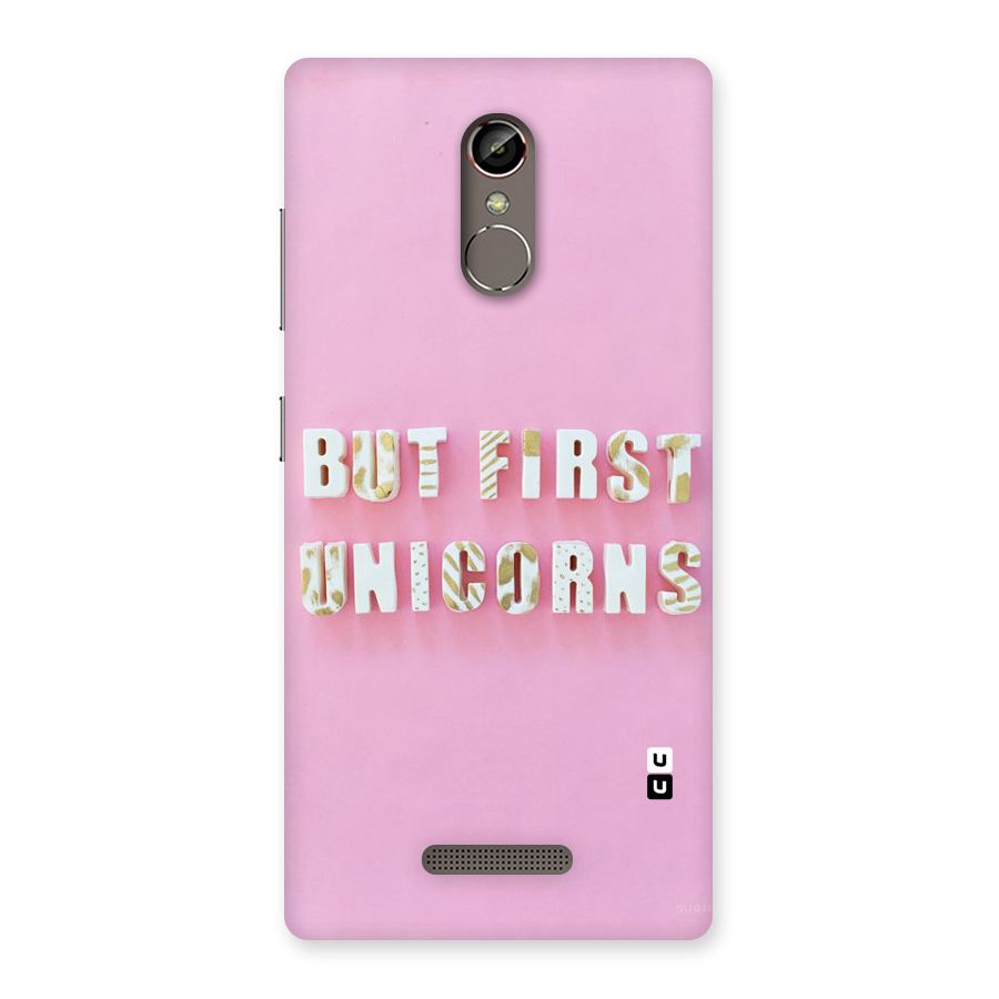But First Unicorns Back Case for Gionee S6s