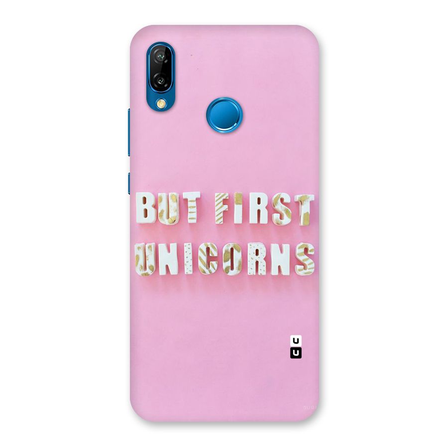 But First Unicorns Back Case for Huawei P20 Lite
