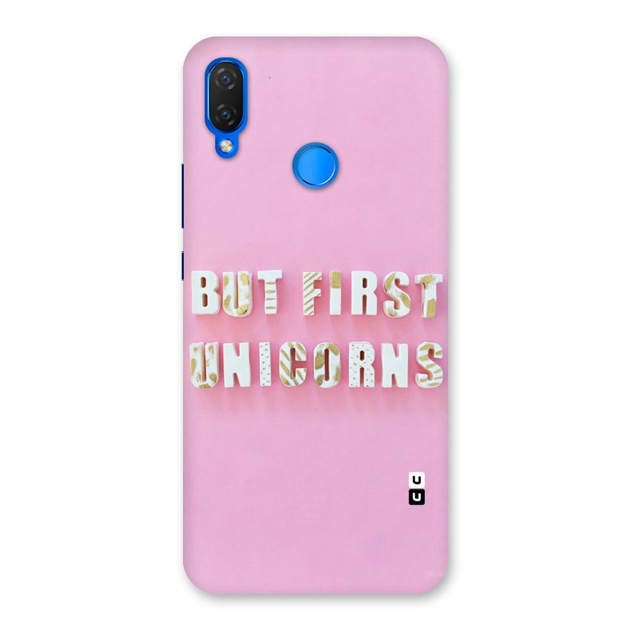But First Unicorns Back Case for Huawei P Smart+
