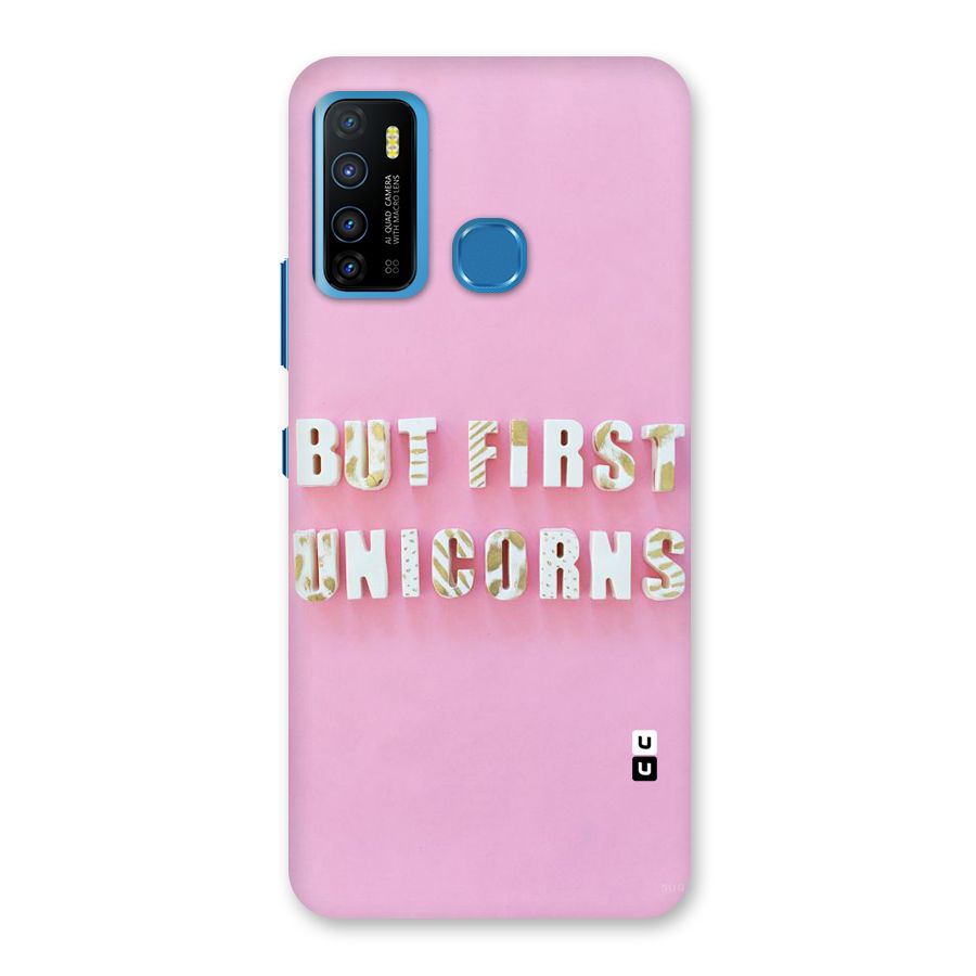 But First Unicorns Back Case for Infinix Hot 9