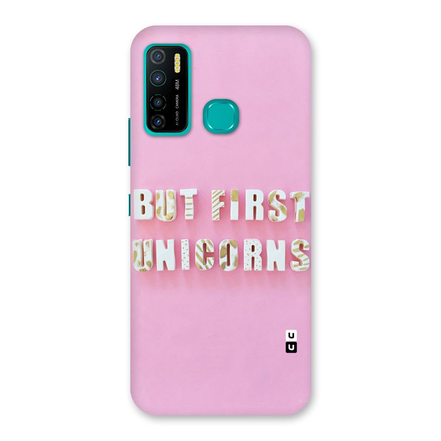 But First Unicorns Back Case for Infinix Hot 9 Pro