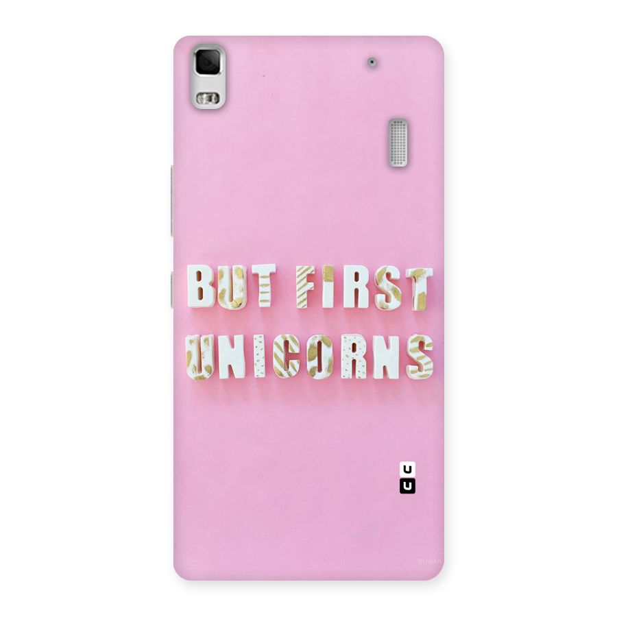 But First Unicorns Back Case for Lenovo A7000