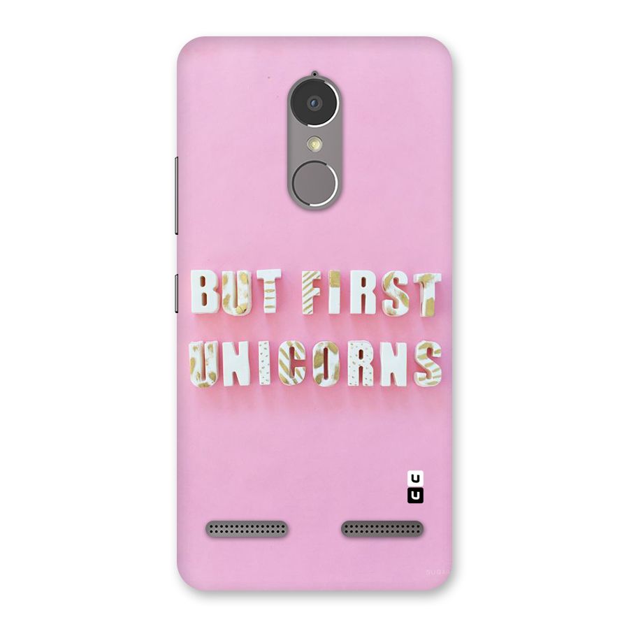 But First Unicorns Back Case for Lenovo K6 Power