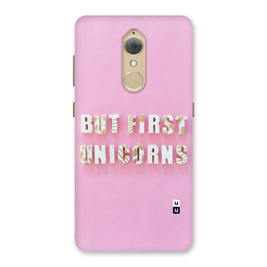 But First Unicorns Back Case for Lenovo K8