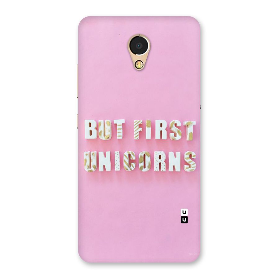 But First Unicorns Back Case for Lenovo P2