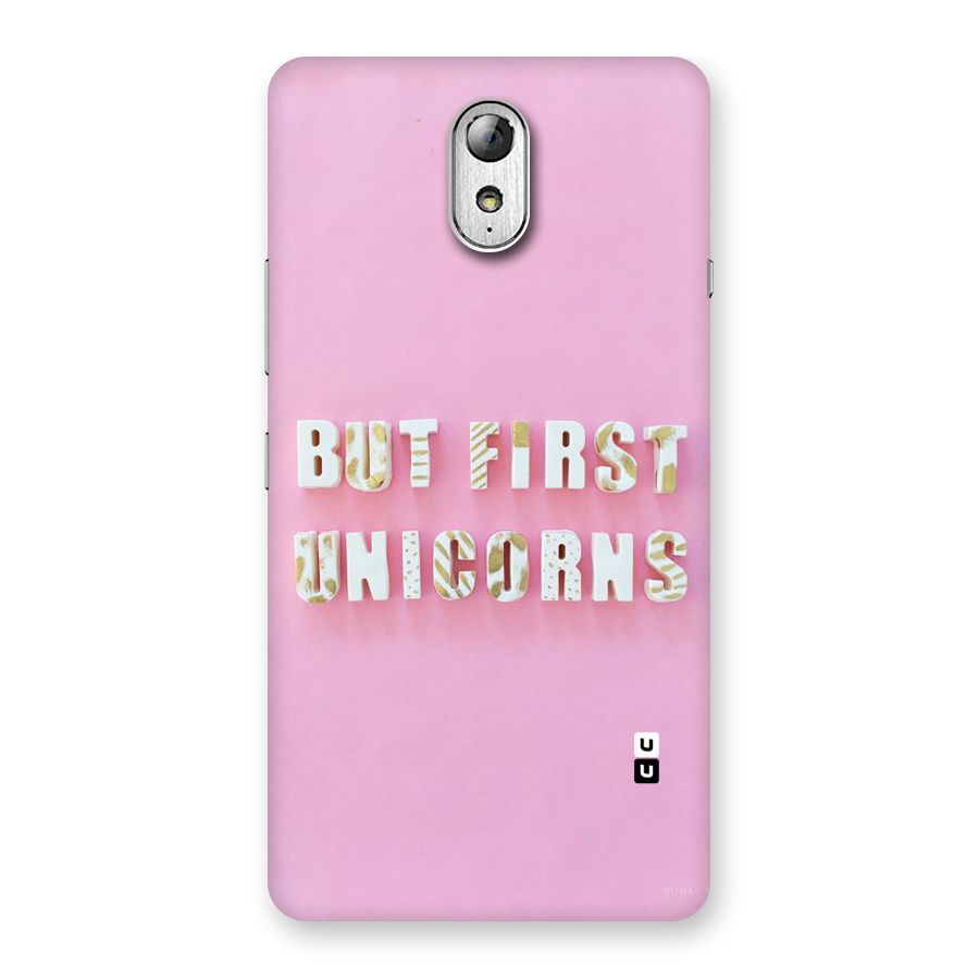But First Unicorns Back Case for Lenovo Vibe P1M