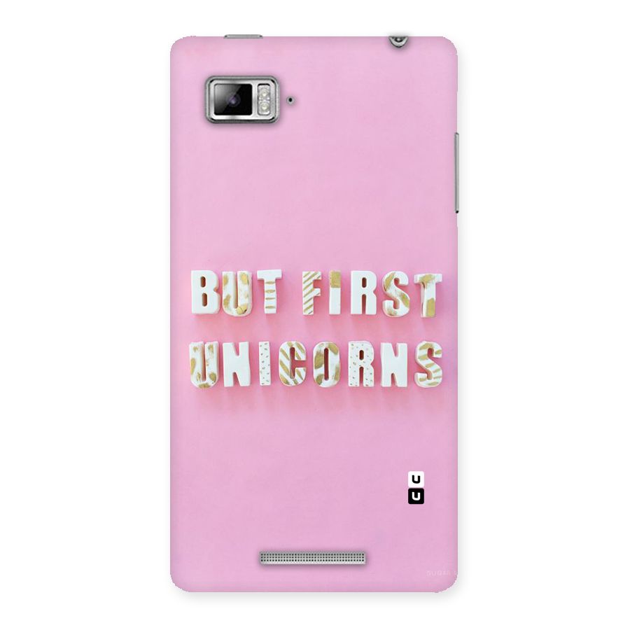 But First Unicorns Back Case for Lenovo Vibe Z K910