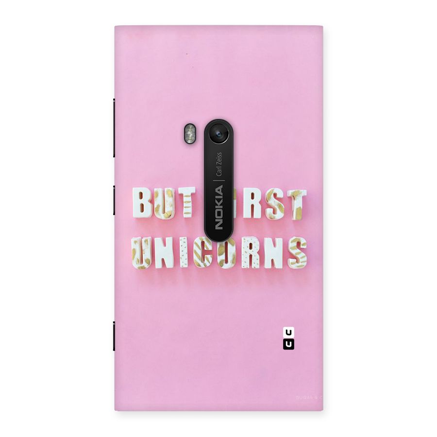 But First Unicorns Back Case for Lumia 920