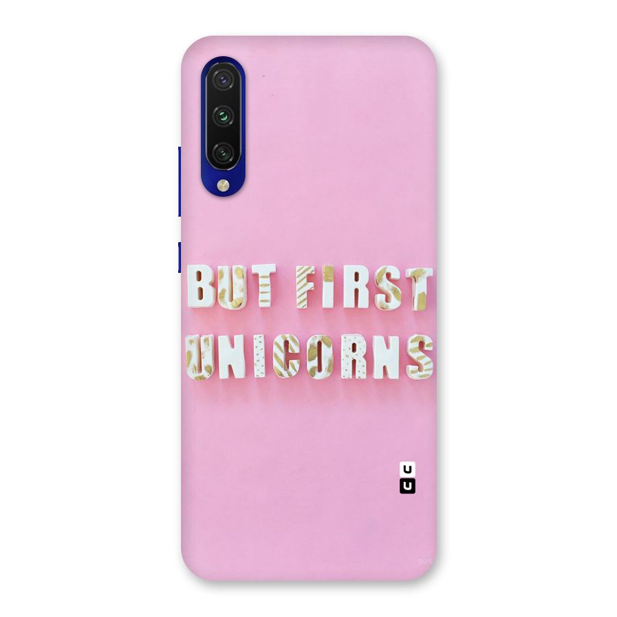 But First Unicorns Back Case for Mi A3