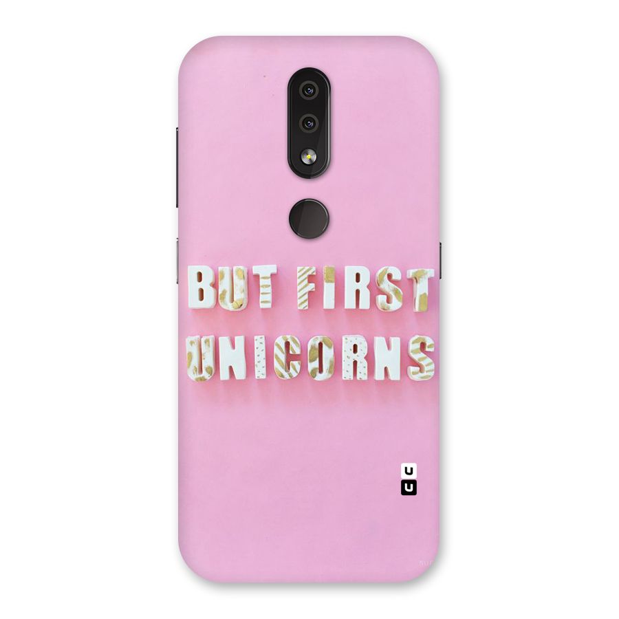 But First Unicorns Back Case for Nokia 4.2