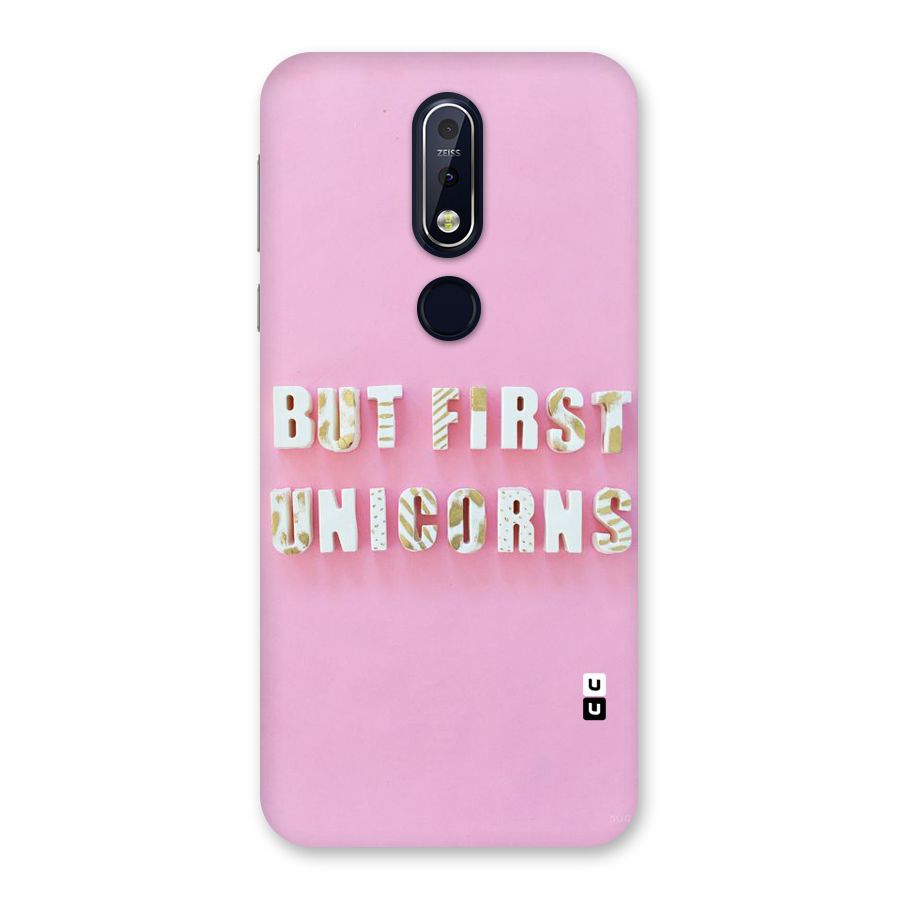 But First Unicorns Back Case for Nokia 7.1