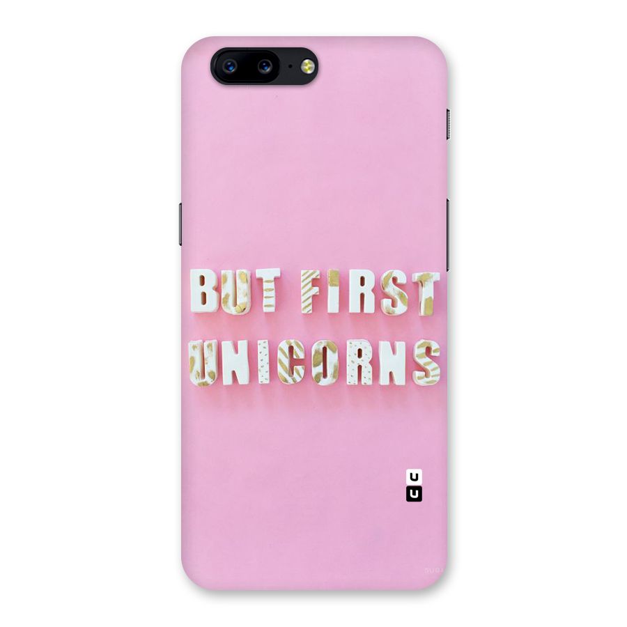 But First Unicorns Back Case for OnePlus 5