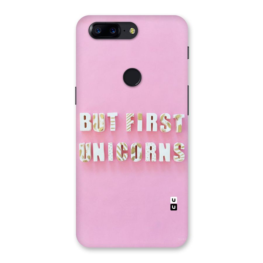 But First Unicorns Back Case for OnePlus 5T