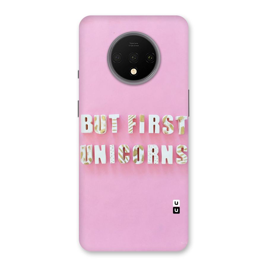 But First Unicorns Back Case for OnePlus 7T