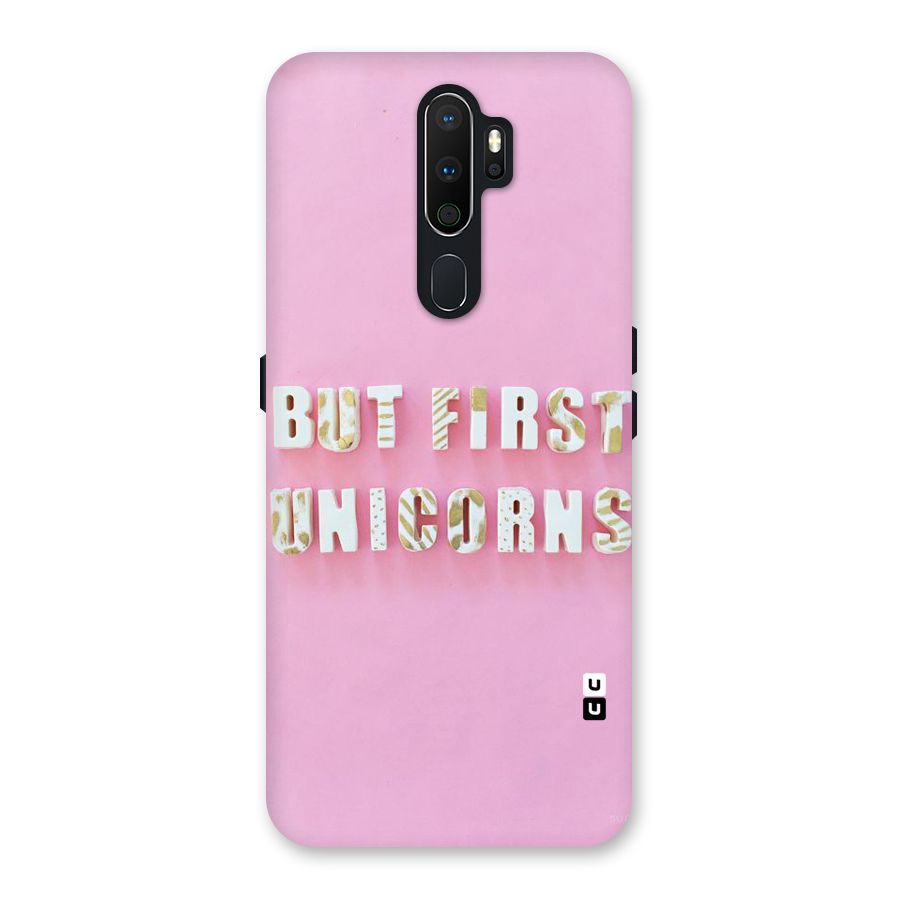 But First Unicorns Back Case for Oppo A5 (2020)