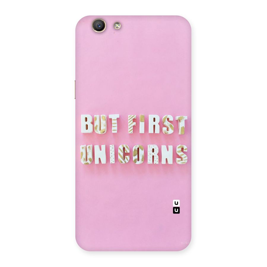 But First Unicorns Back Case for Oppo F1s