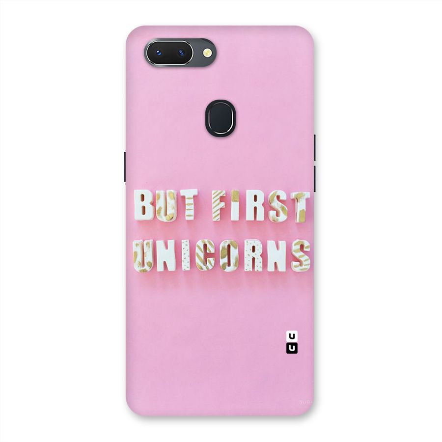 But First Unicorns Back Case for Oppo Realme 2