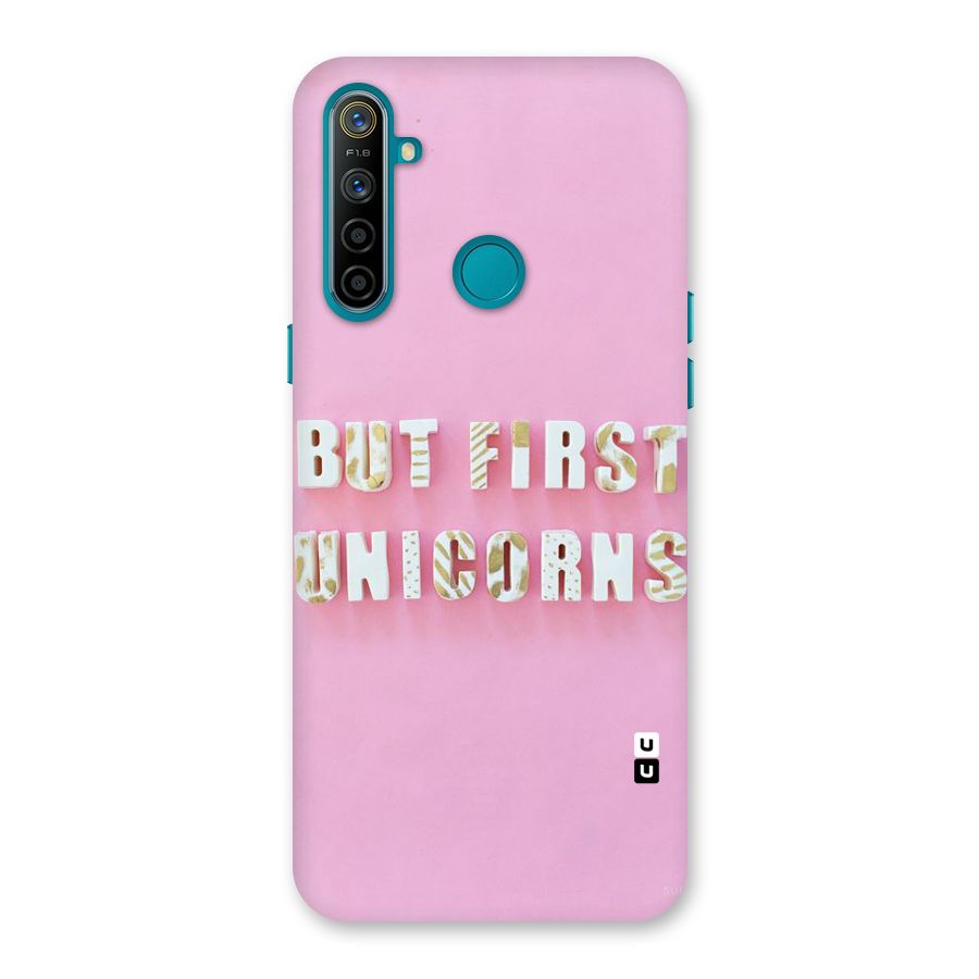 But First Unicorns Back Case for Realme 5i