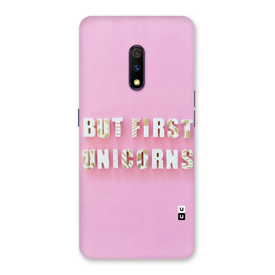 But First Unicorns Back Case for Realme X