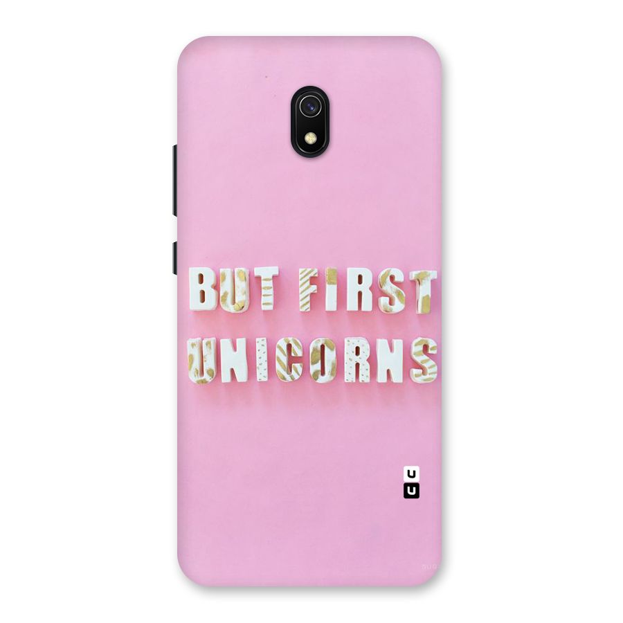 But First Unicorns Back Case for Redmi 8A