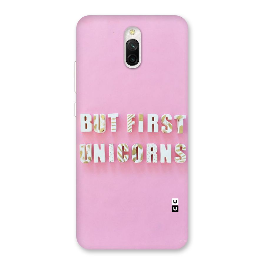 But First Unicorns Back Case for Redmi 8A Dual