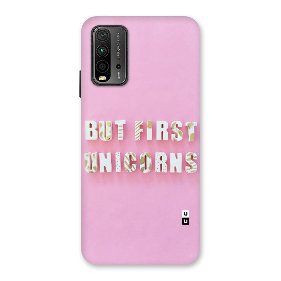 But First Unicorns Back Case for Redmi 9 Power