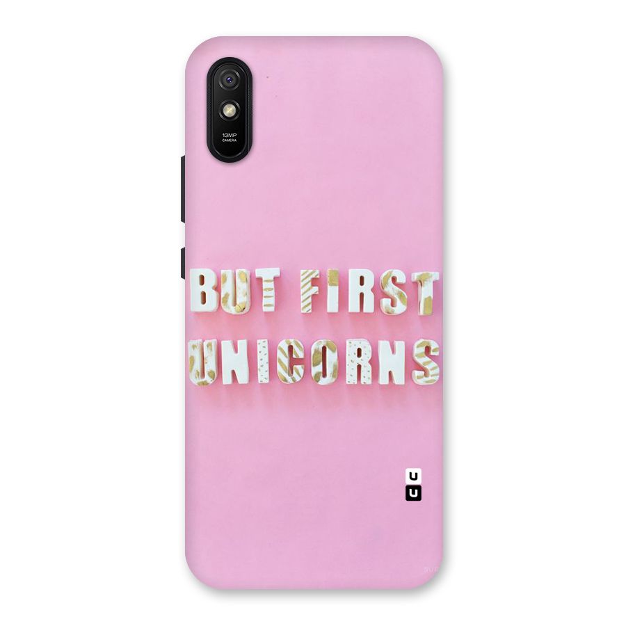But First Unicorns Back Case for Redmi 9i